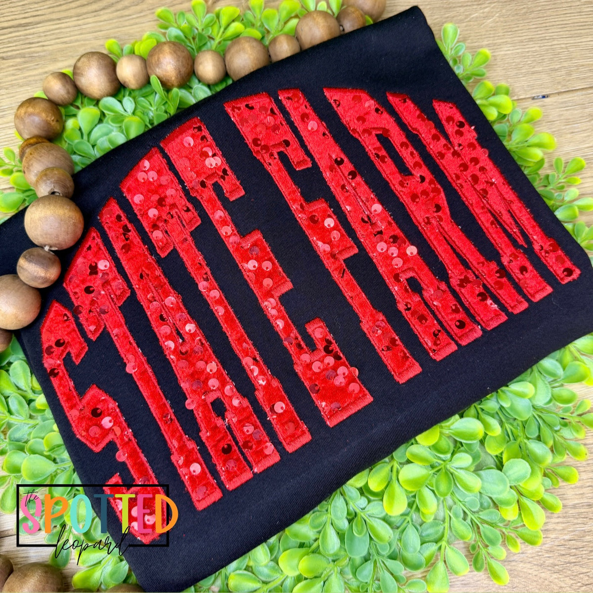 Custom Sequin Shirt: Bridge Style | Short or Long Sleeve