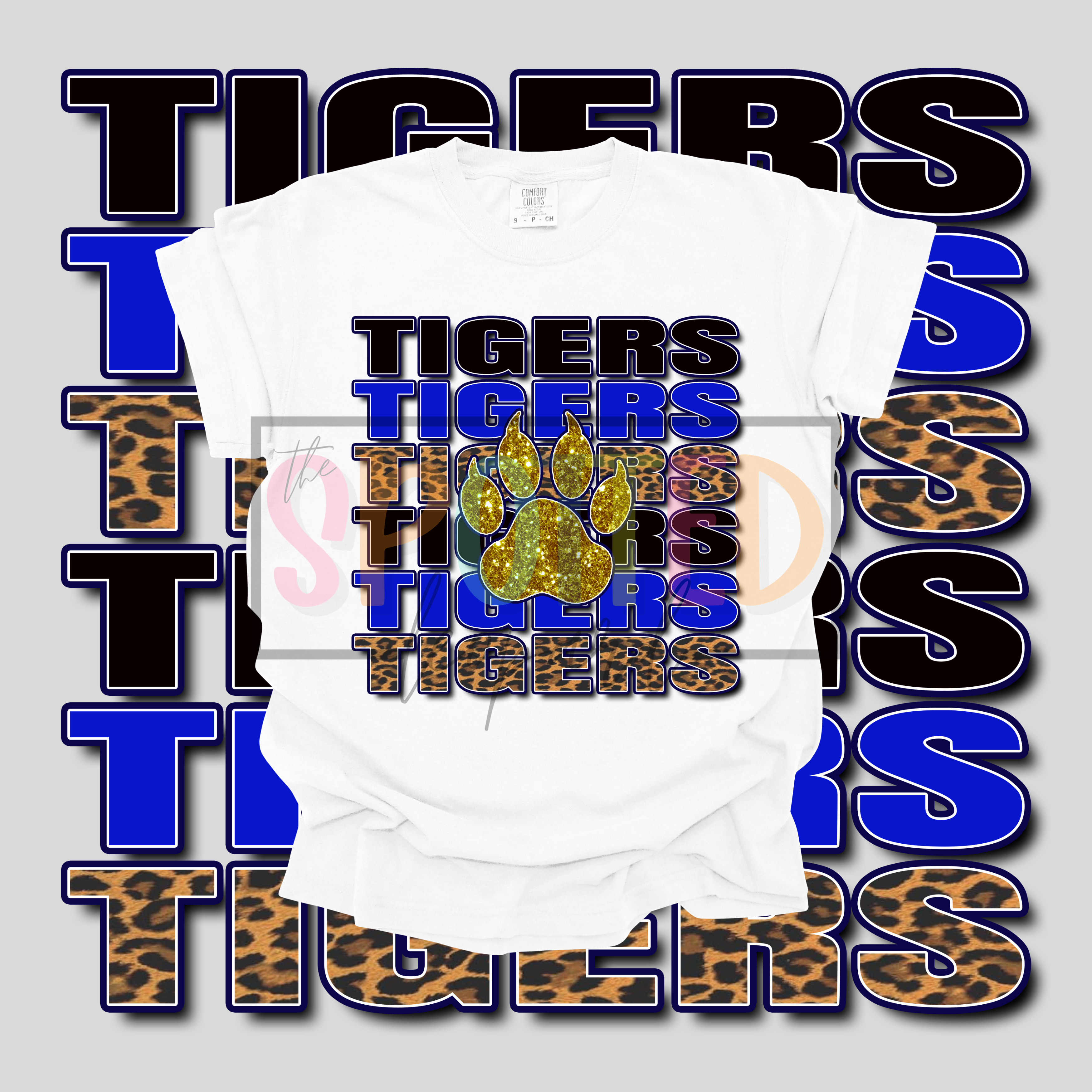 Tigers_Gold Paw - DTF Print