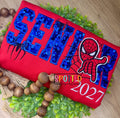 Custom Spidey Letter Garment | Personalized Name or Title